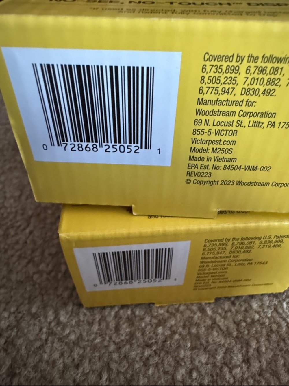 2 Victor Humane Electronic indoor mouse trap. No see - no touch disposal - Picture 7 of 7